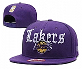 Lakers Team Logo Purple Adjustable Hat GS (2),baseball caps,new era cap wholesale,wholesale hats